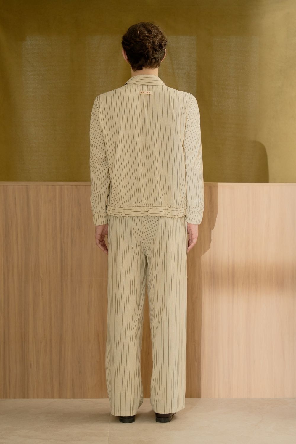 Le Montaigne Bomber With Pants Set (Beige)