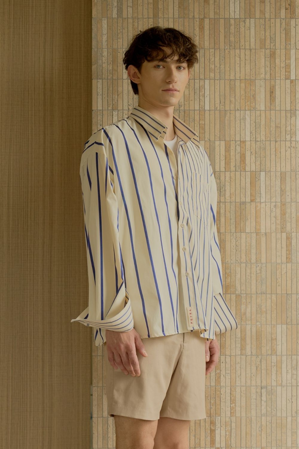 Le Chemise Raye (Cream Blue)