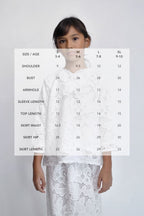 Waldorf Embroidered Kurung Kedah Kids