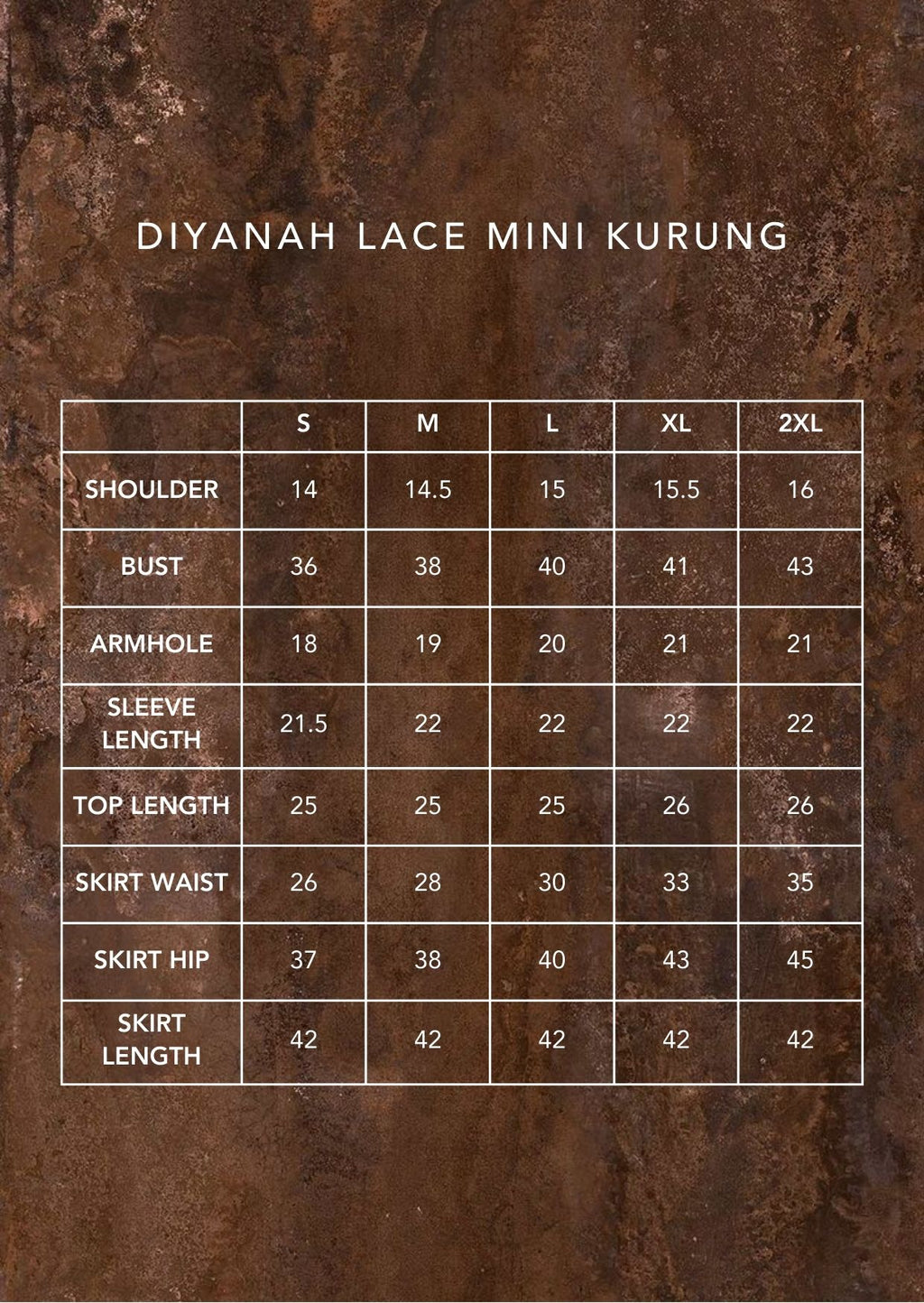 Diyanah Lace Mini Kurung