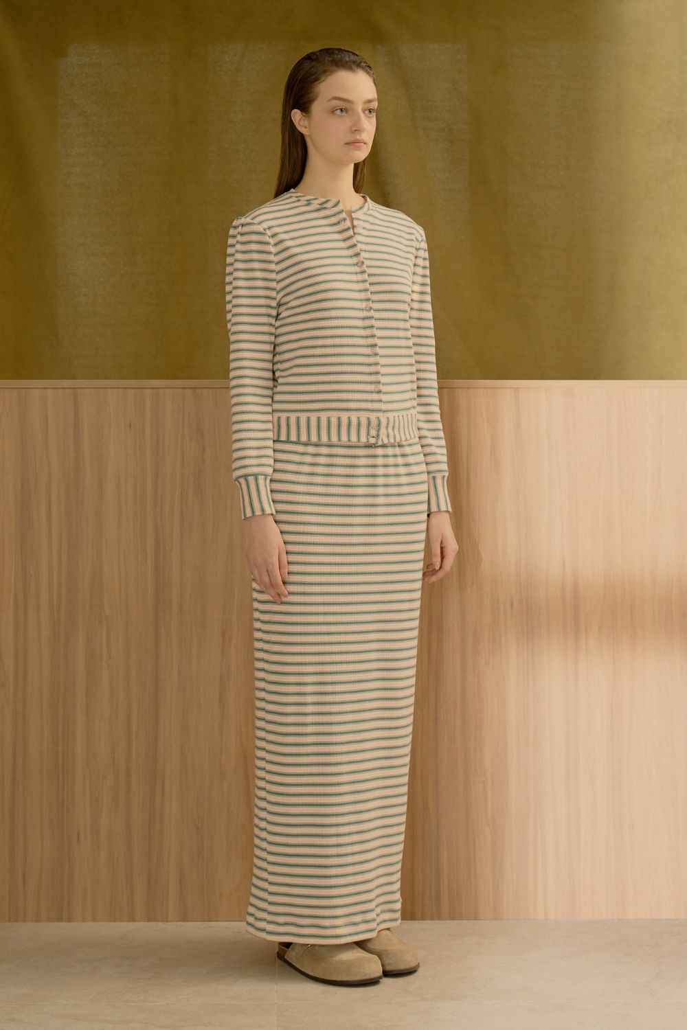 Netalia Cardigan And Skirt Set