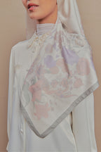 Petrascarves Blossom Raya Collection Square (Greenish Gray)