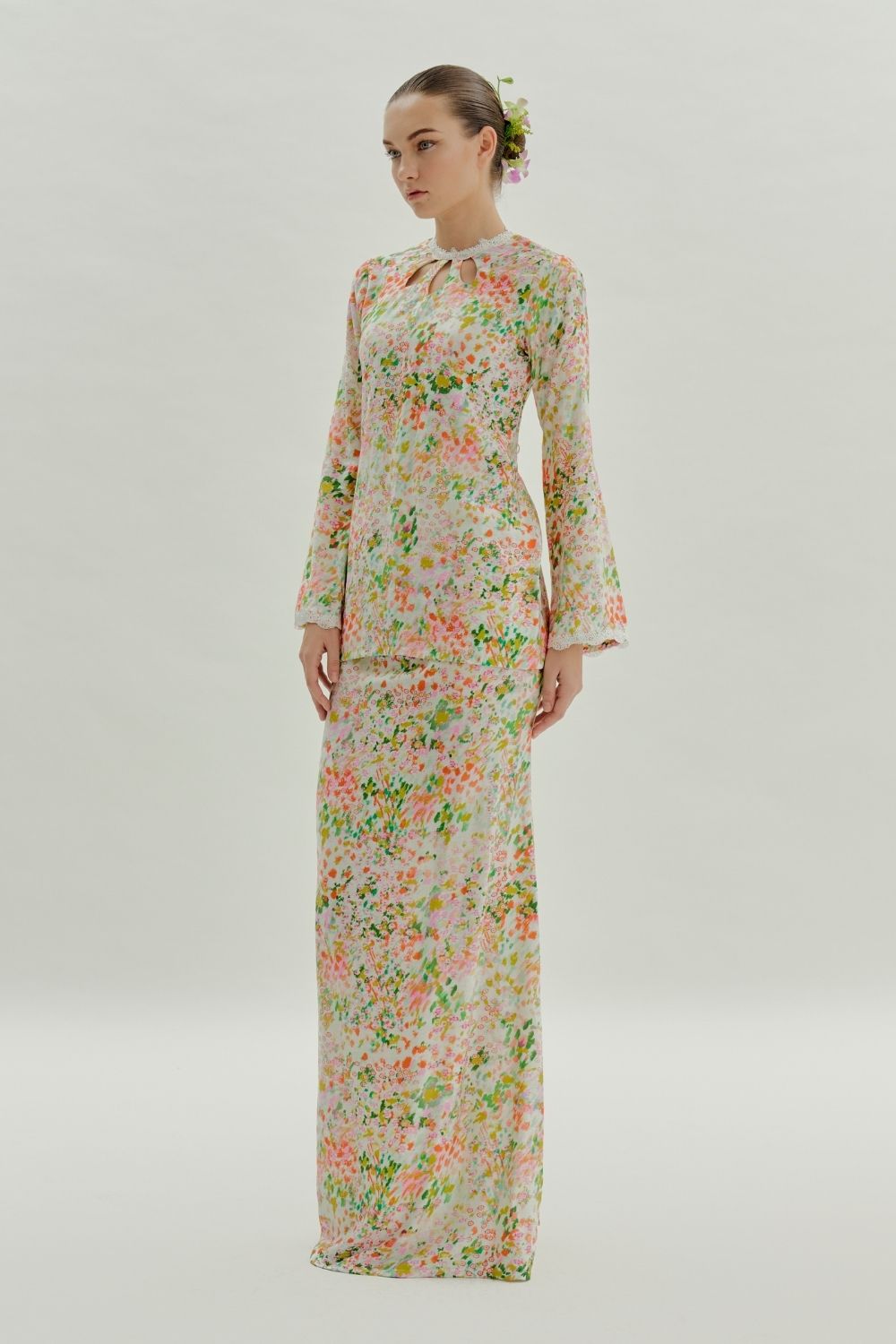 Jezmine Cotton Lace Kurung Kedah