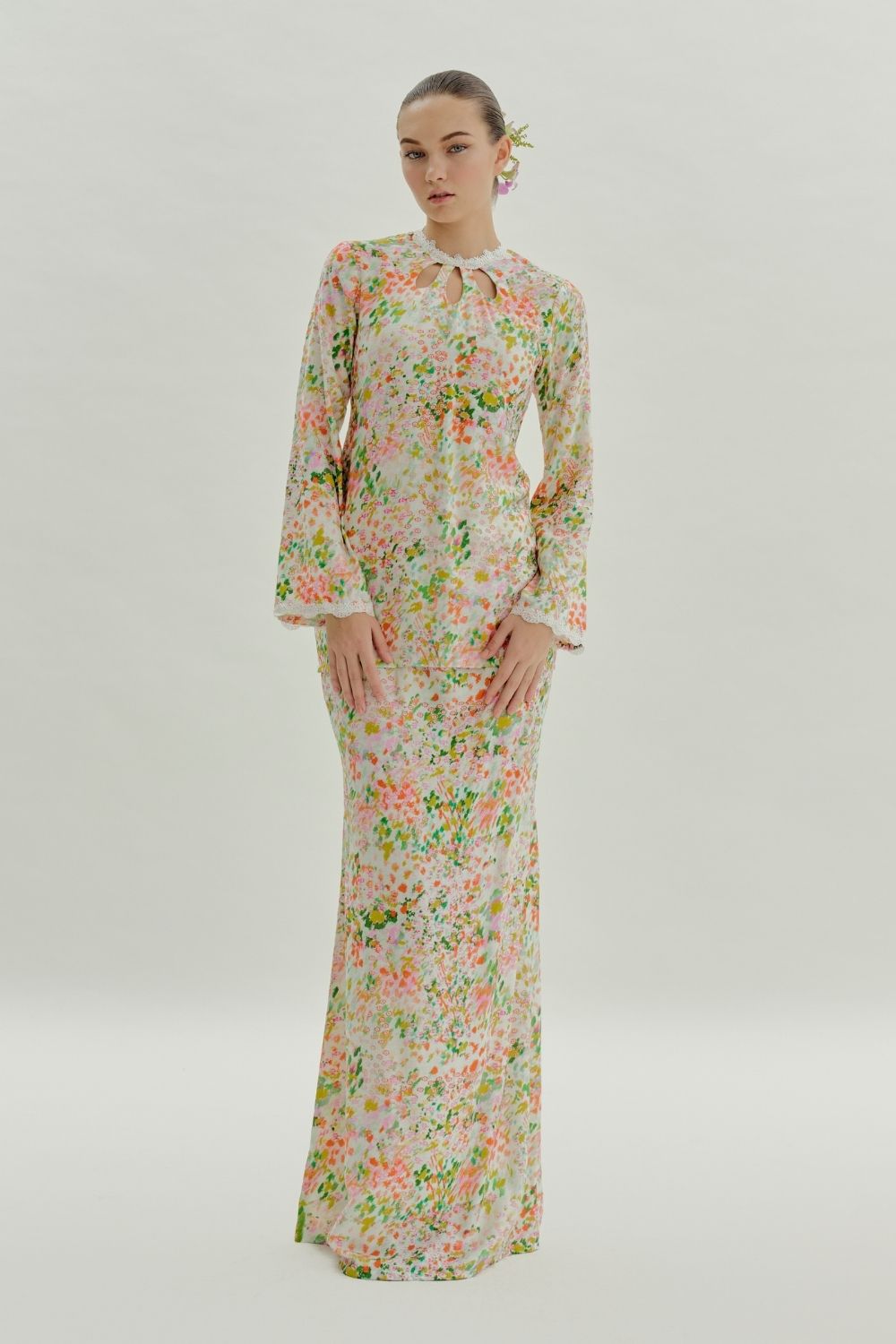 Jezmine Cotton Lace Kurung Kedah