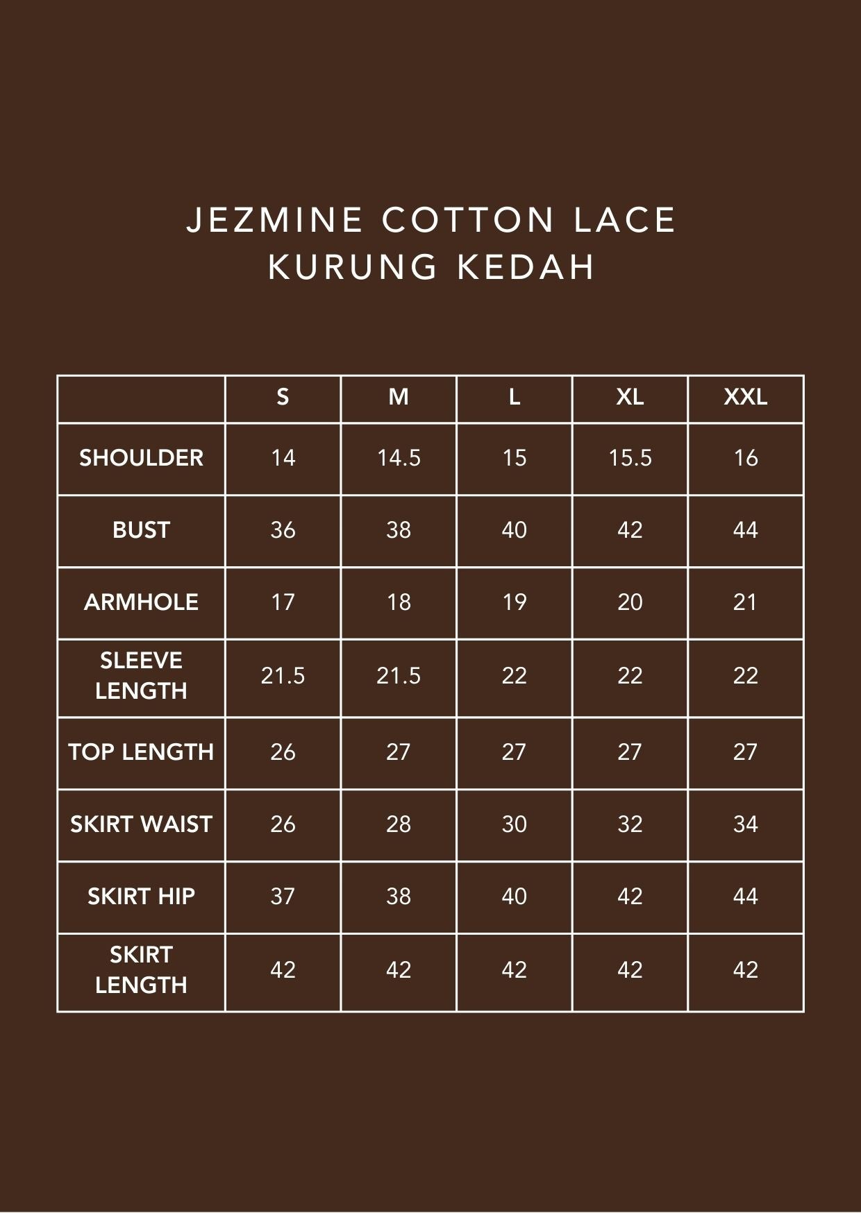 Jezmine Cotton Lace Kurung Kedah
