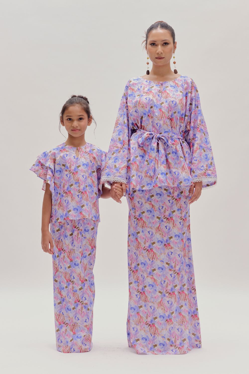 Lola Cotton Lace Kurung With Belt