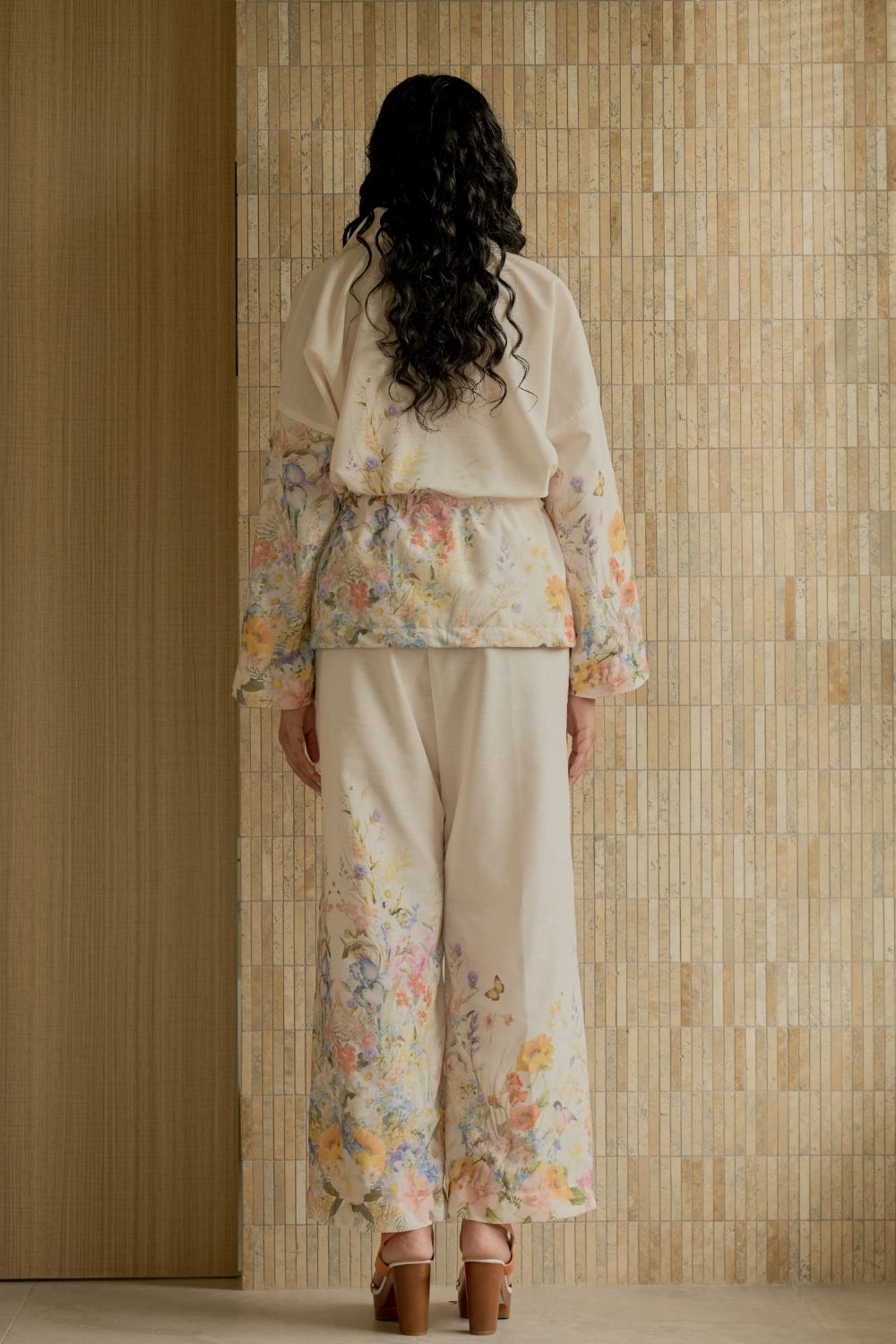Maree Floral Parka With Pants Set
