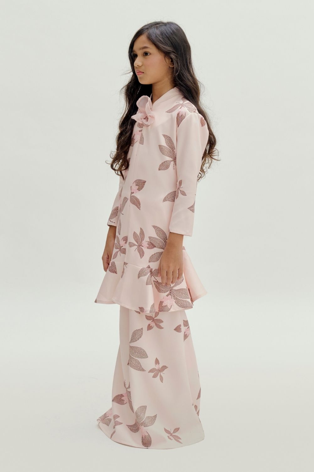 Mendela Ruffles Modern Kurung Kids