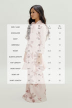 Mendela Ruffles Modern Kurung Kids