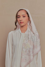 Petrascarves Blossom Raya Collection Square (Pinkish Nude)