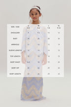 Ramona Cotton Lace Kurung Kedah Kids