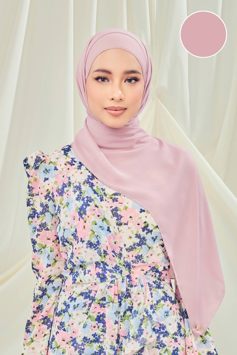 Petrascarves - Alyssa Basics Shawl (Dusty Rose)