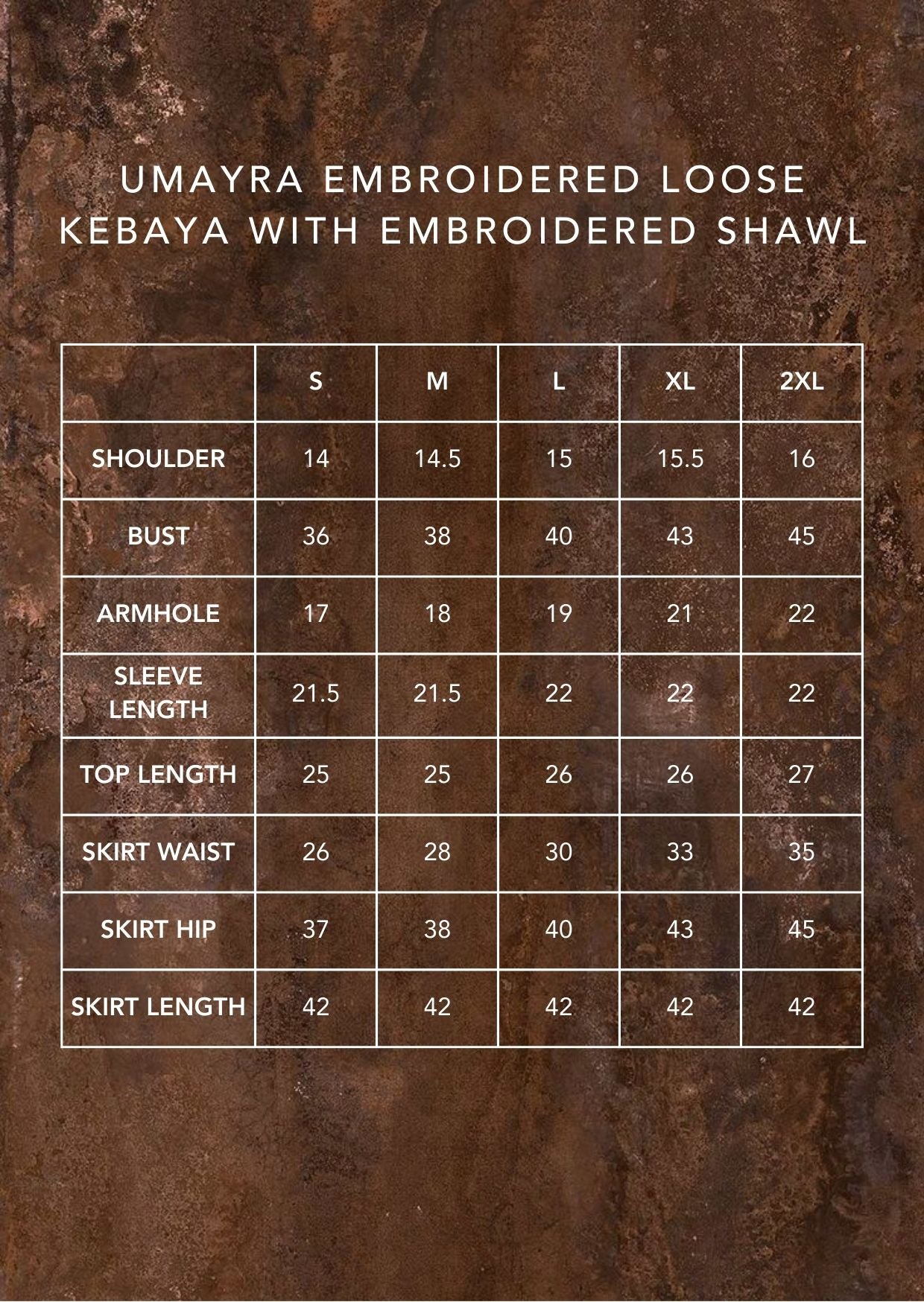 Umayra Embroidered Cotton Loose Kebaya With Shawl