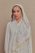 Petrascarves Blossom Raya Collection Square (Pastel Yellow)