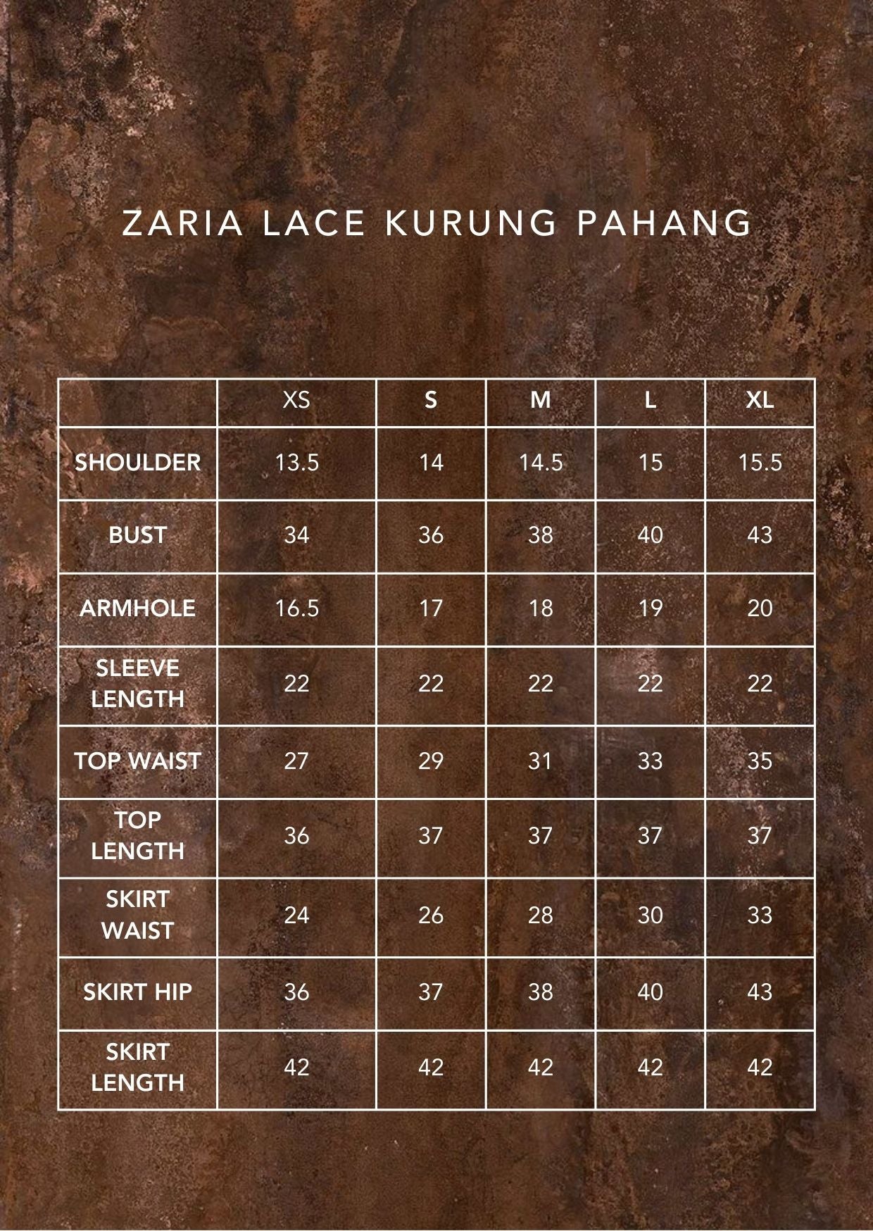 Zaria Lace Kurung Pahang