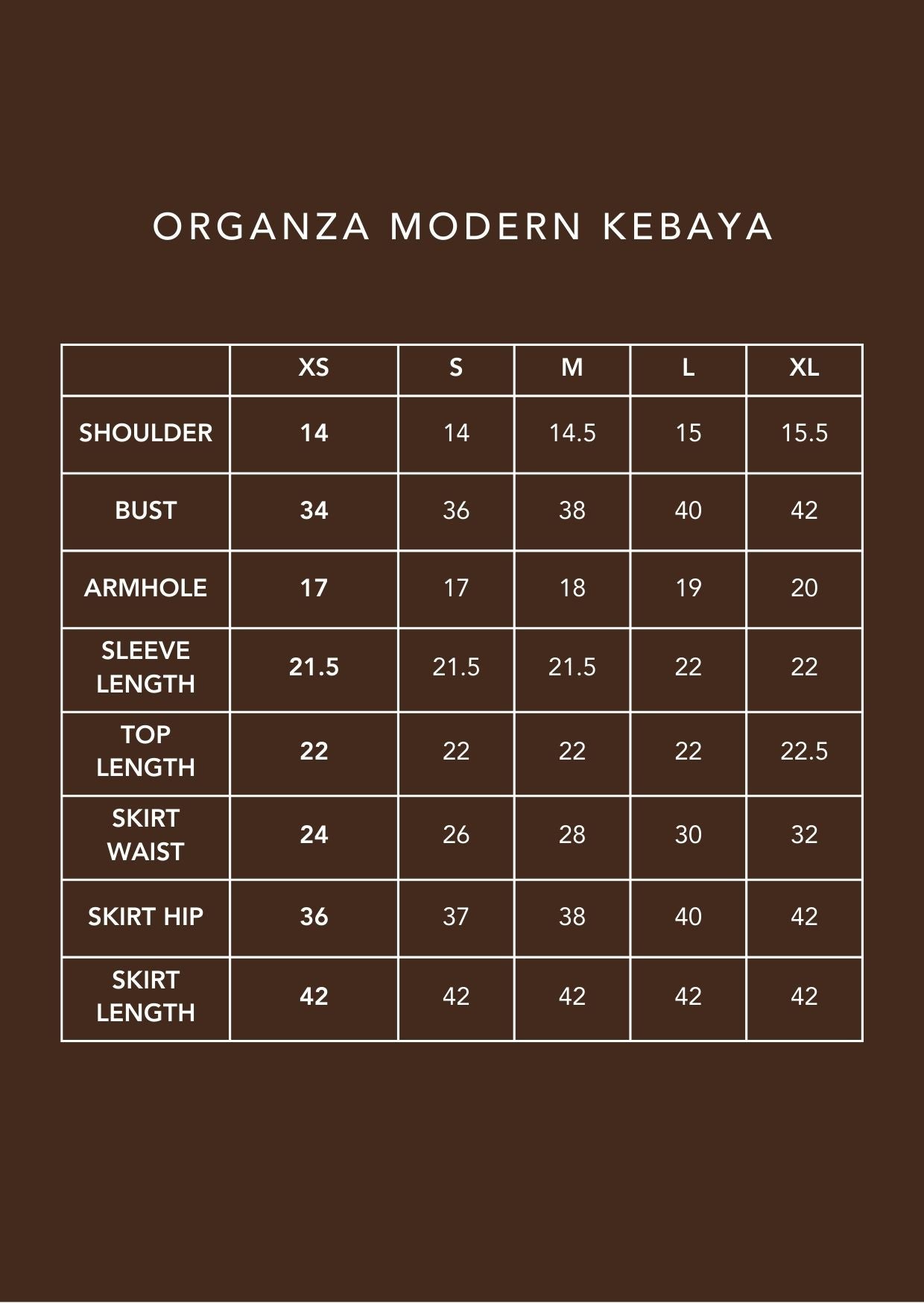 Zendaya Organza Modern Kebaya